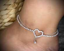Load image into Gallery viewer, Heart Anklet
