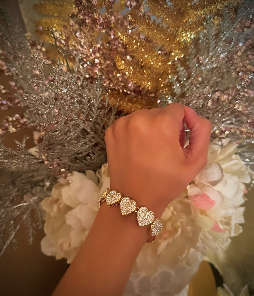 Bling Heart Bracelet