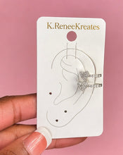 Load image into Gallery viewer, Sparkly Hearts Ear Cuff
