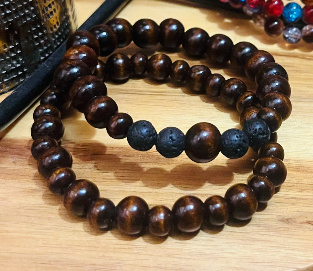 Wooden Beaded Bracelets