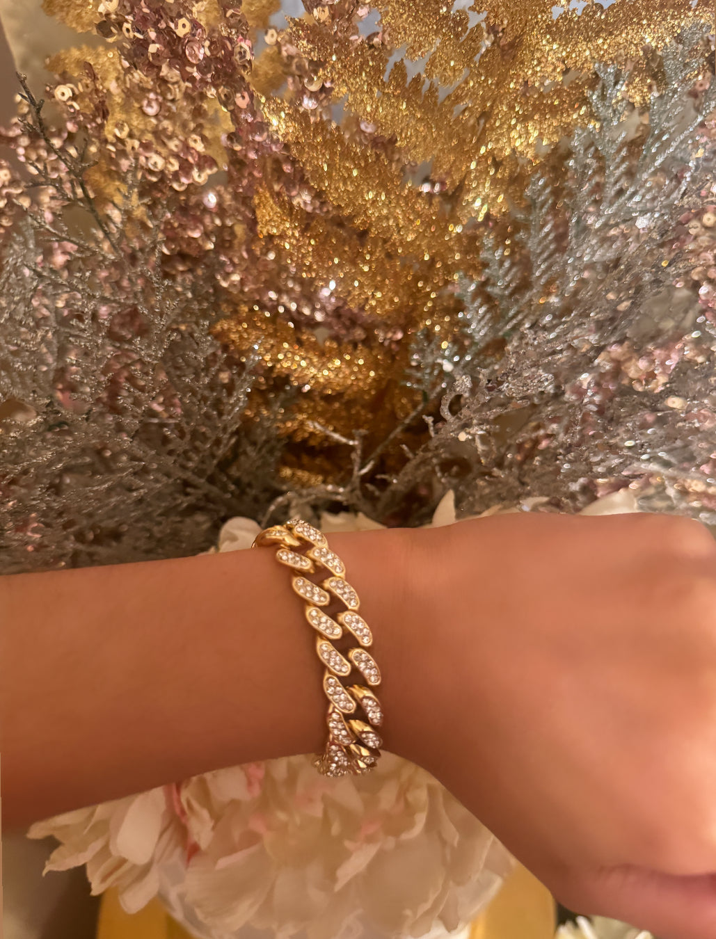 Bling Braided Chain Bracelet