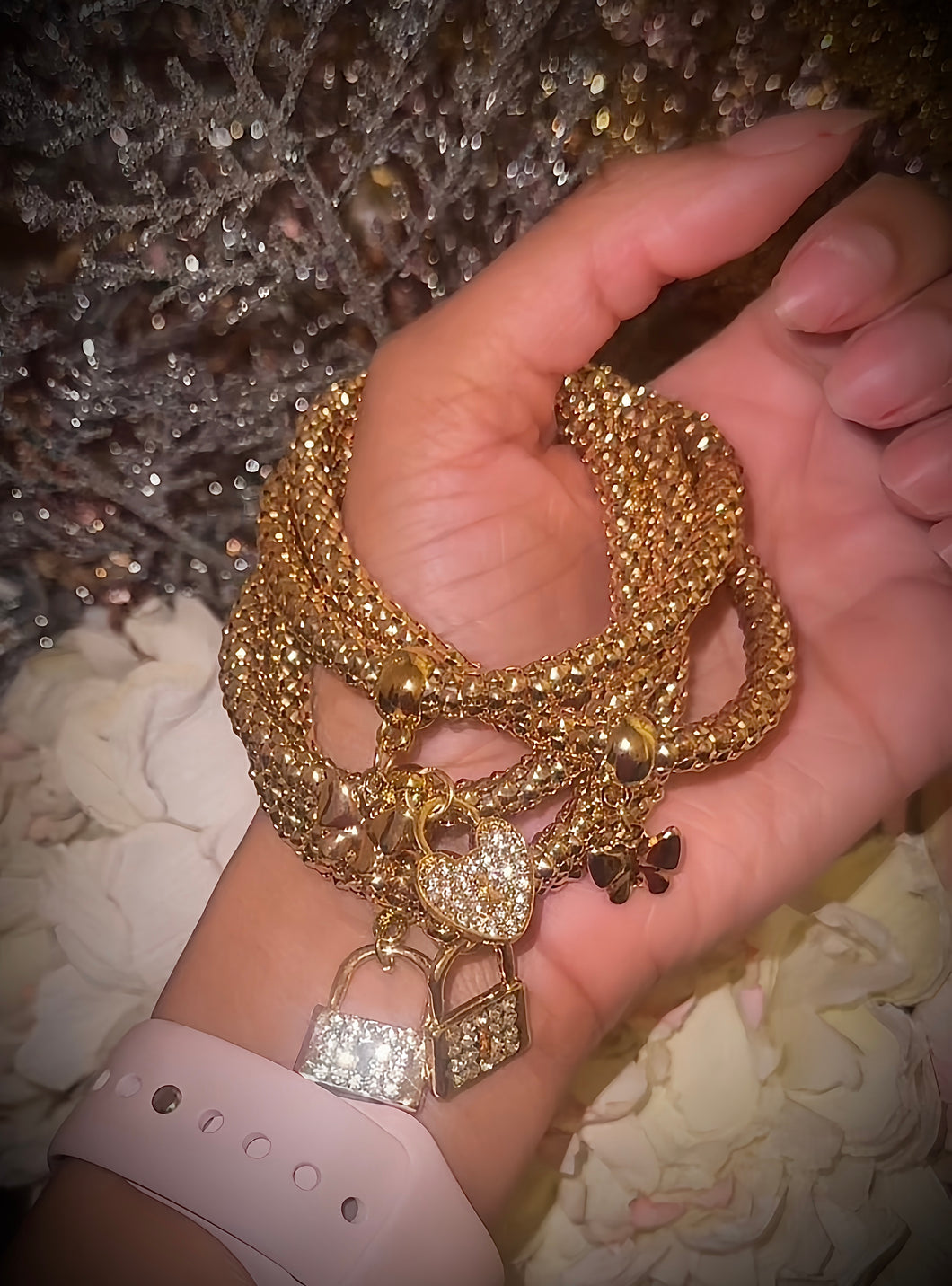 Gold Single Charm Bracelets