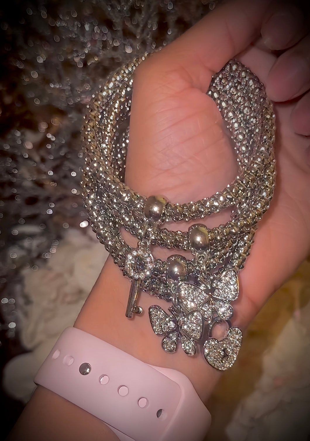 Silver Single Charm Bracelet