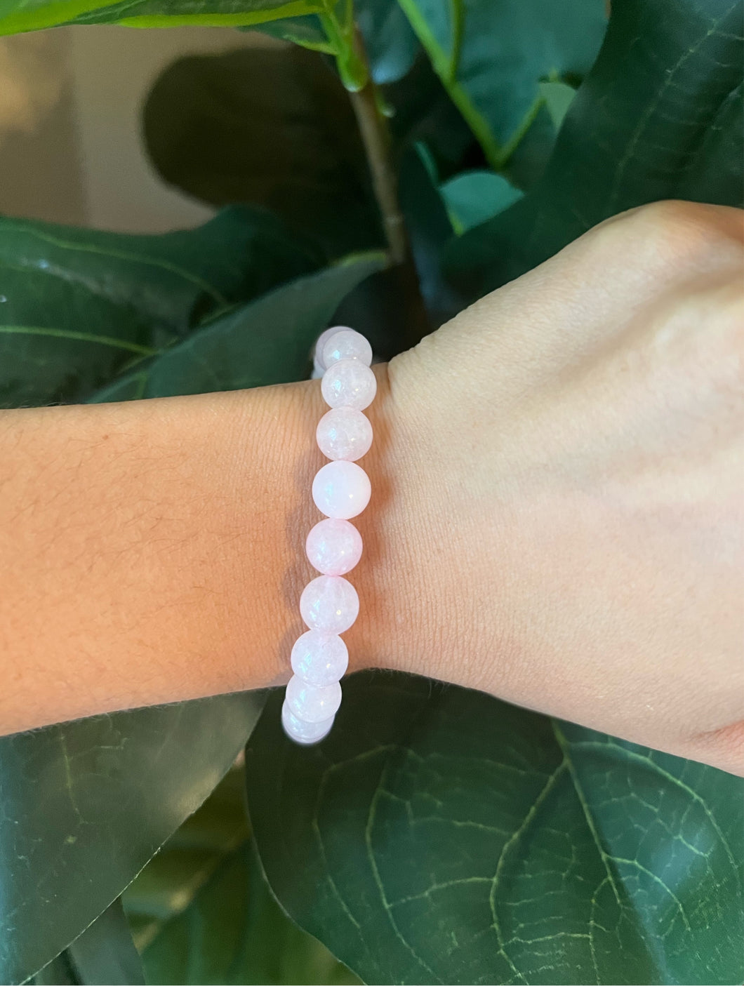 Baby Pink Beaded Bracelet