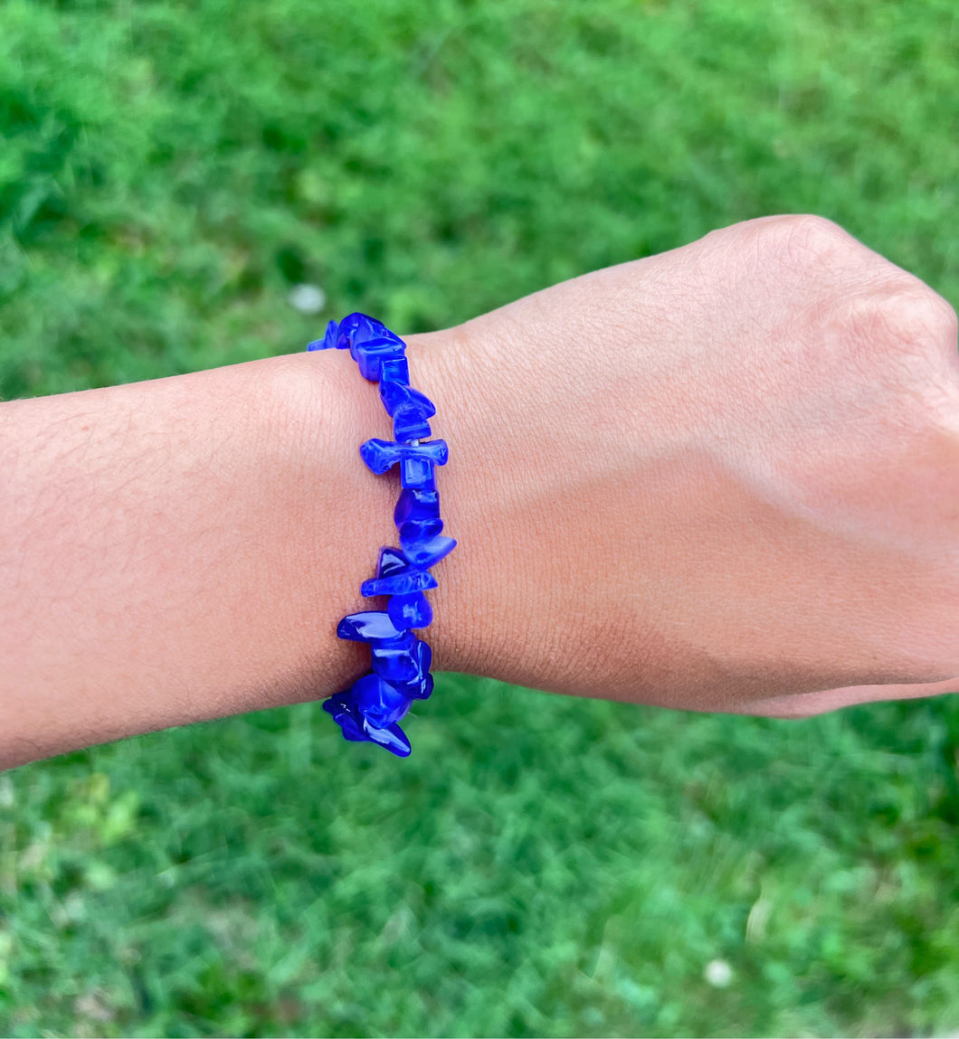 Navy Blue Crystal Bracelet
