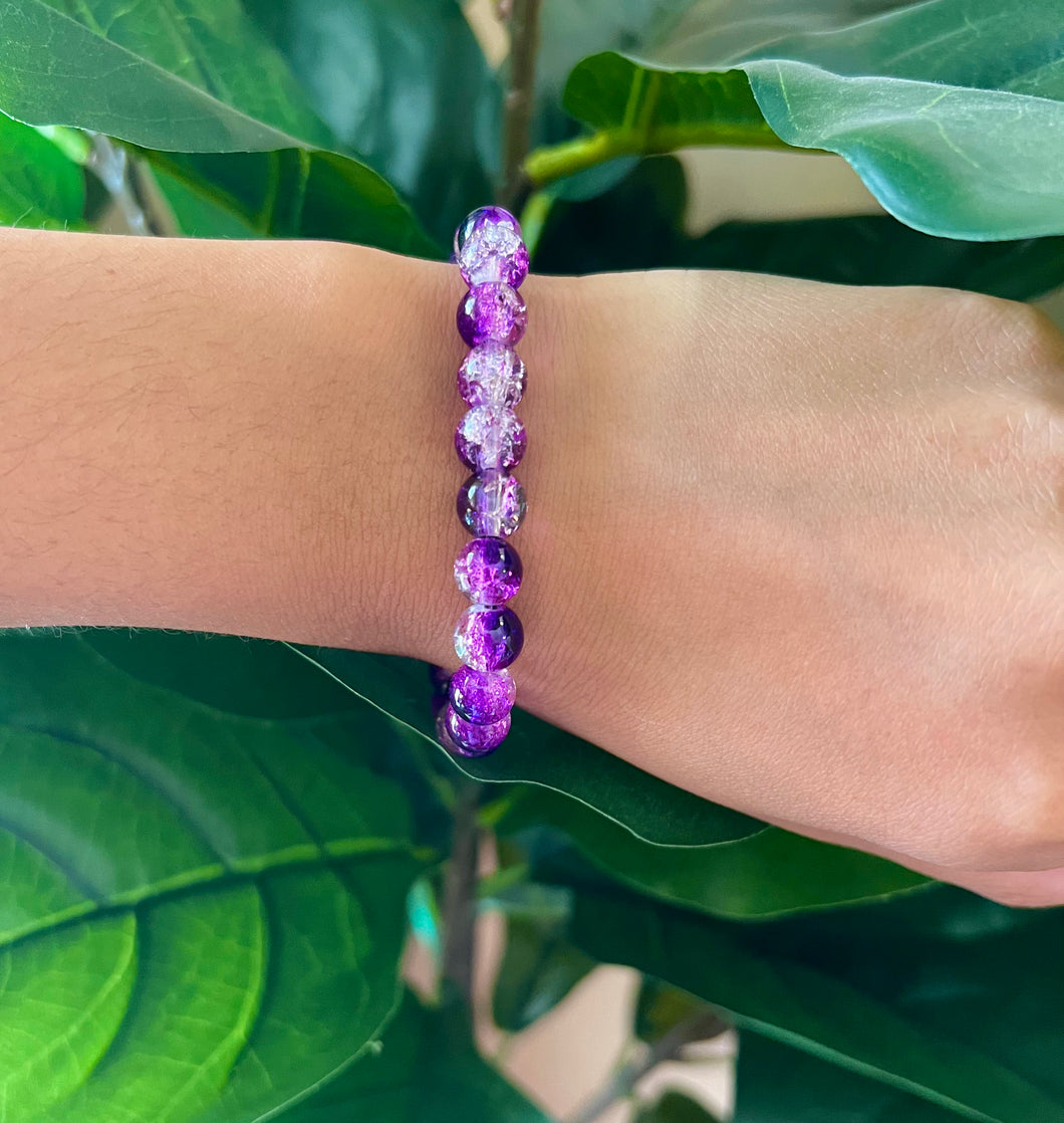 Shades of Purple Crackle