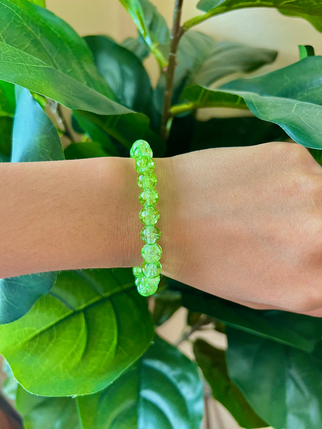 Bright Green Crackle